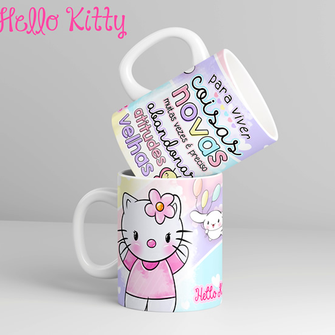 12 Artes para Caneca Hello Kitty Arquivo em Jpg 10