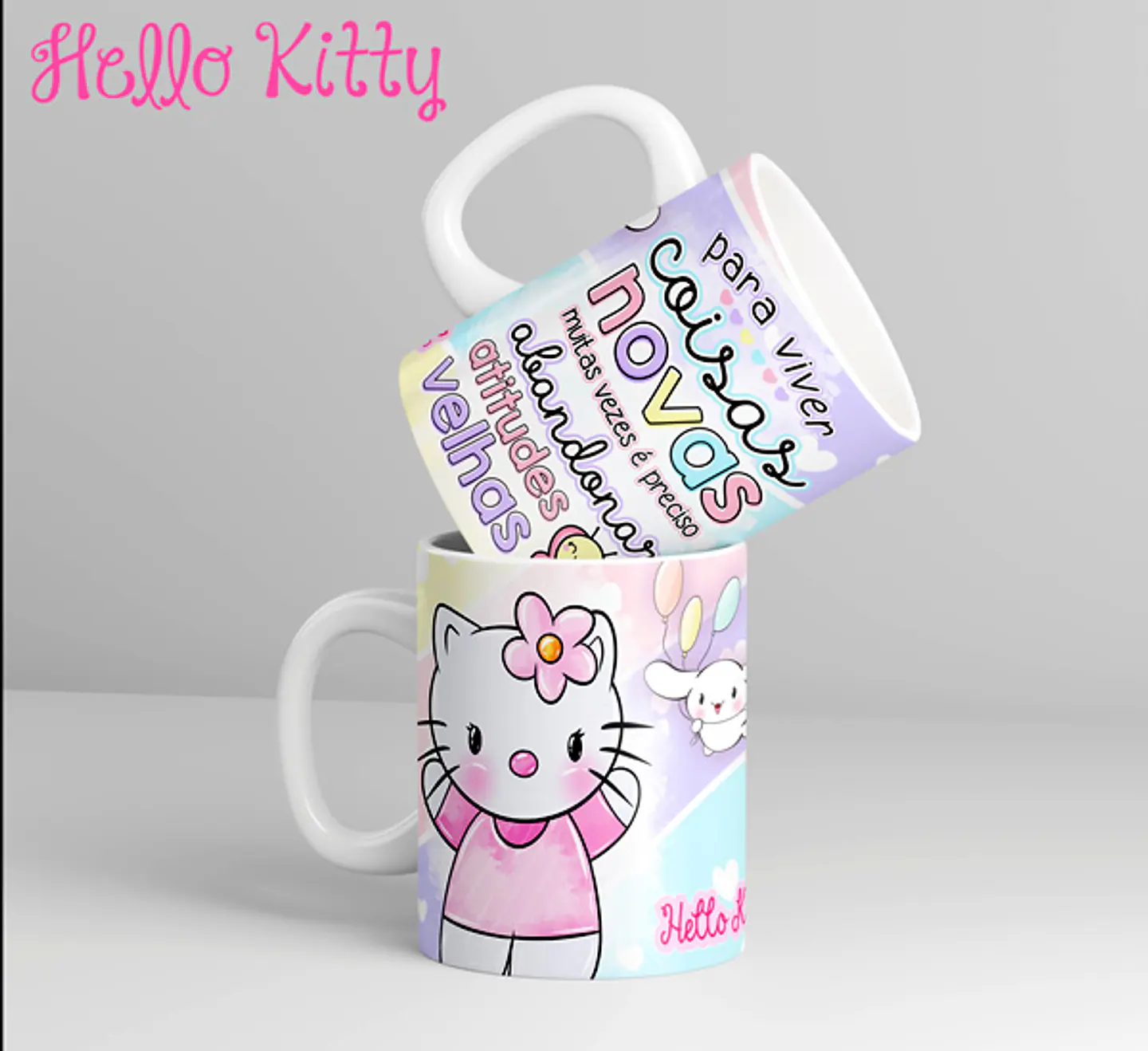 12 Artes para Caneca Hello Kitty Arquivo em Jpg 10