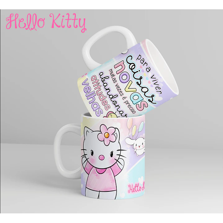 12 Artes para Caneca Hello Kitty Arquivo em Jpg 11