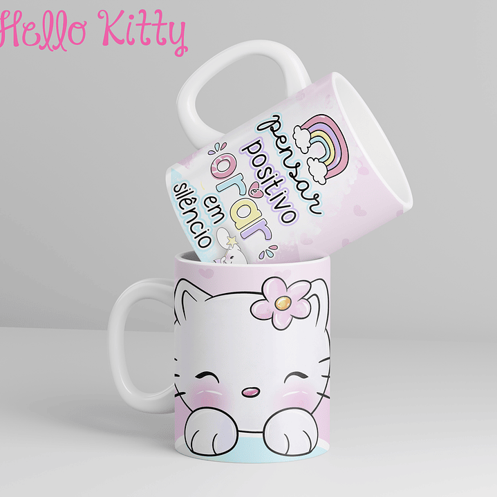 12 Artes para Caneca Hello Kitty Arquivo em Jpg 13
