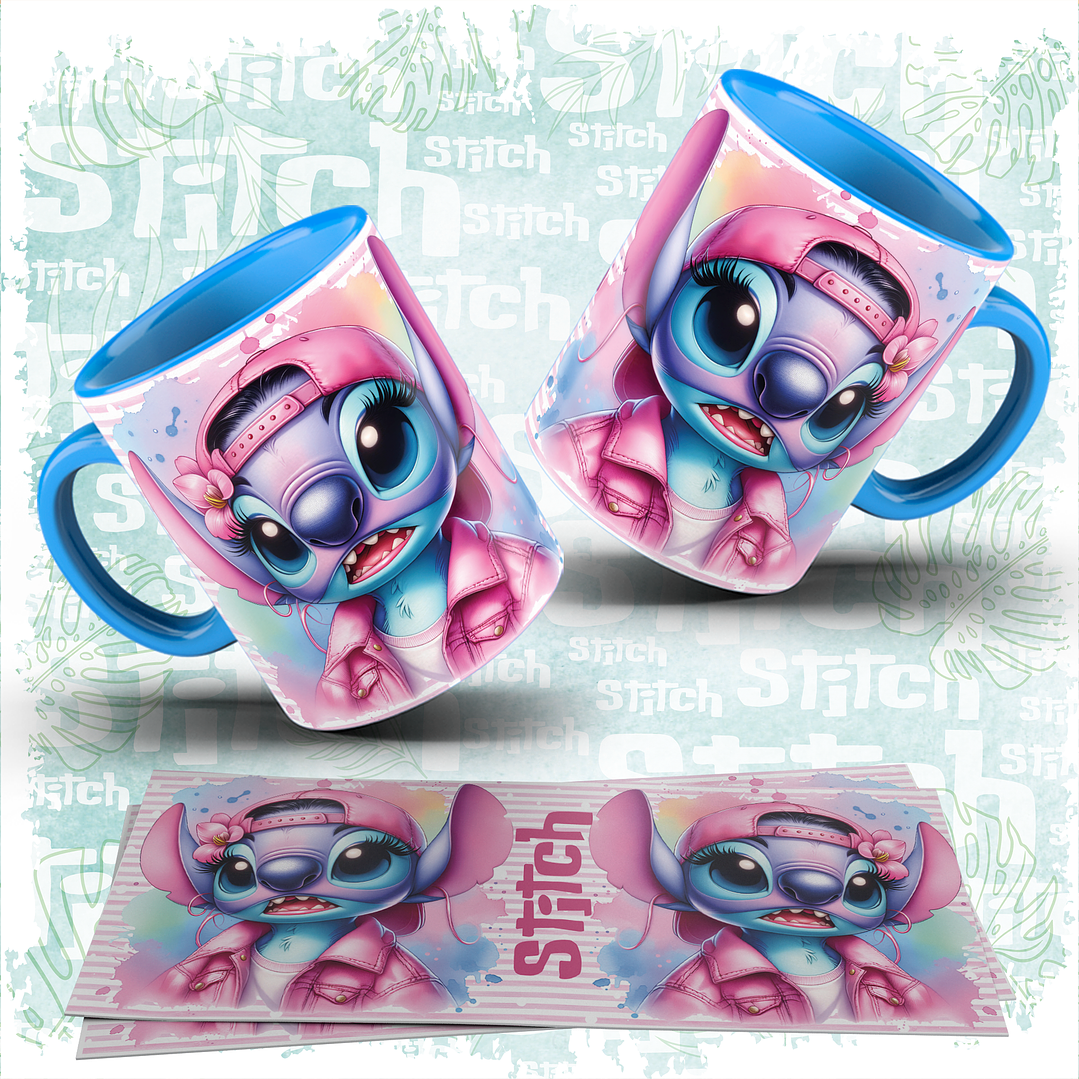 10 Artes para Caneca Stitch Arquivo em Jpg  10