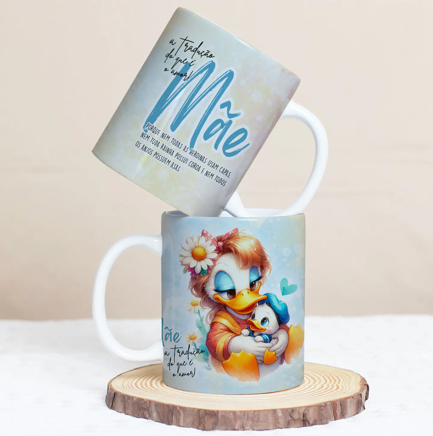 15 Artes para Caneca Dia das Mães Minnie e Margarida Arquivo Editável 3