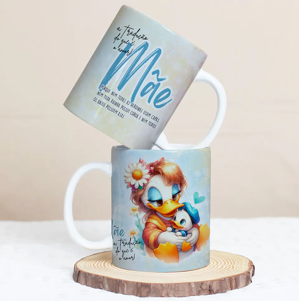 15 Artes para Caneca Dia das Mães Minnie e Margarida Arquivo Editável 3