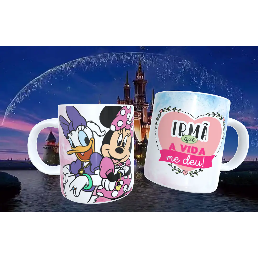 20 Artes para Caneca Amizade Disney Arquivo Editável  5