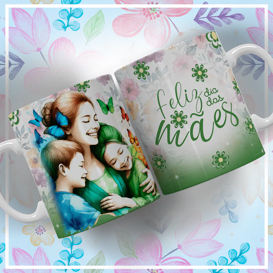 17 Artes para Caneca Dia das Mães Arquivo Editável 1