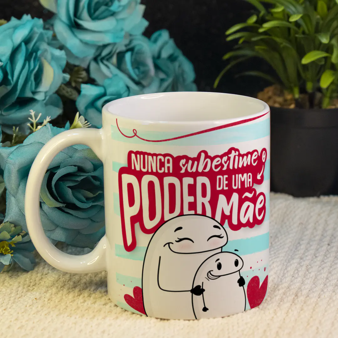 16 Artes para Caneca Dia das Mães Florks Arquivo em Jpg  12