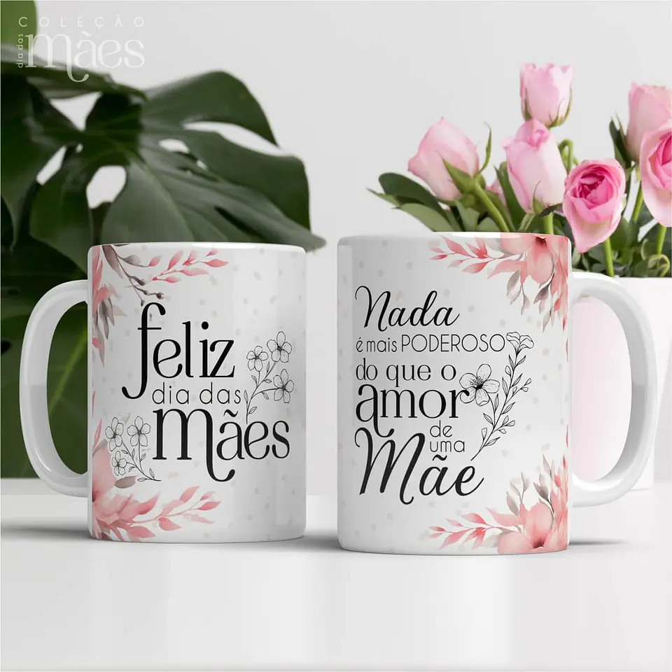 40 Artes para Caneca e Azulejo Dia das Mães Arquivo Editável 7