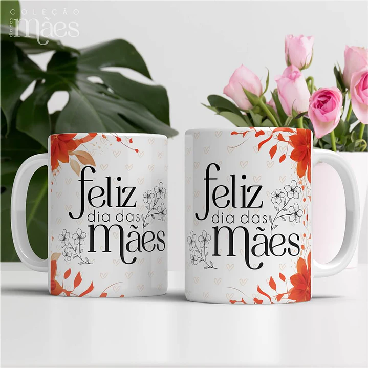 40 Artes para Caneca e Azulejo Dia das Mães Arquivo Editável 10