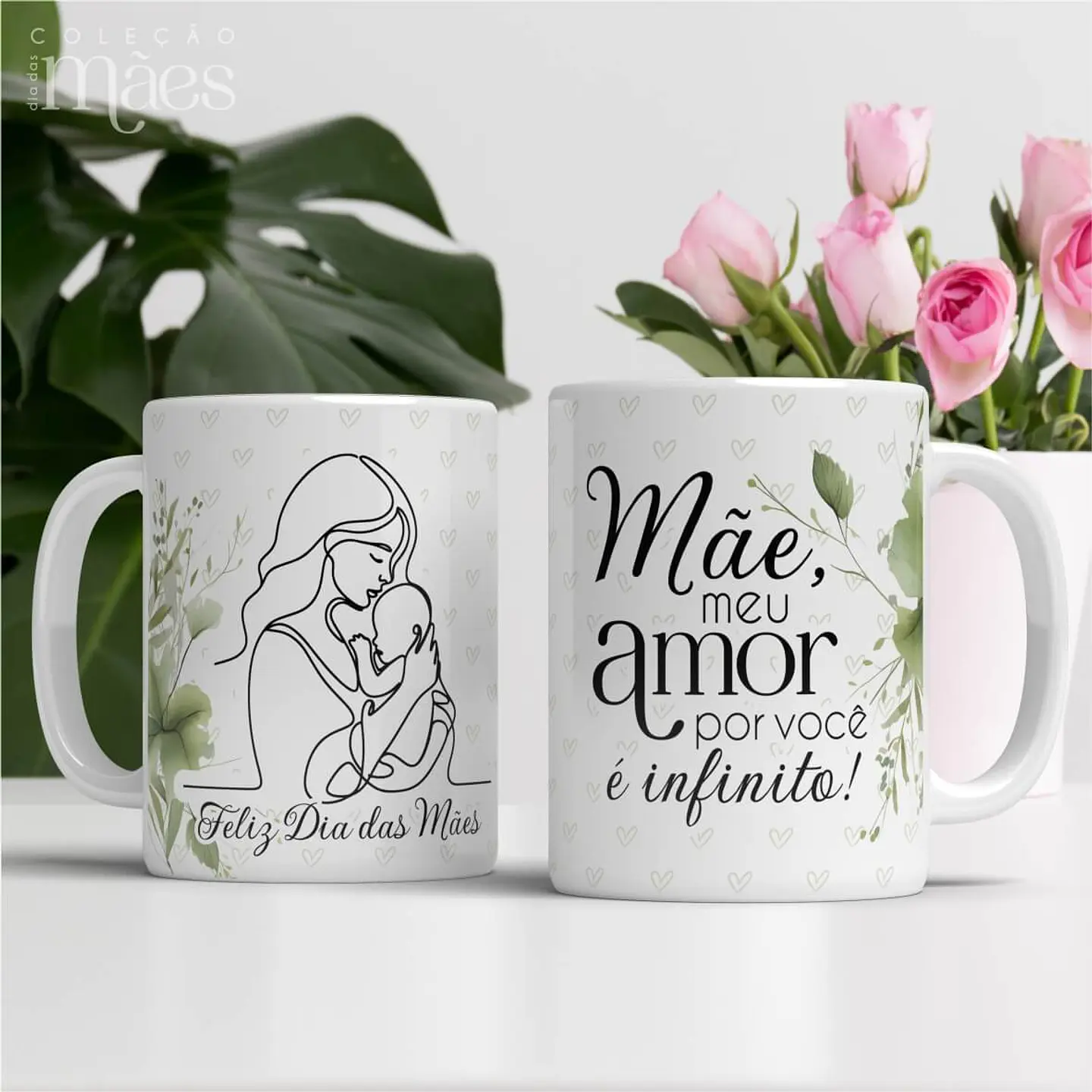 40 Artes para Caneca e Azulejo Dia das Mães Arquivo Editável 9