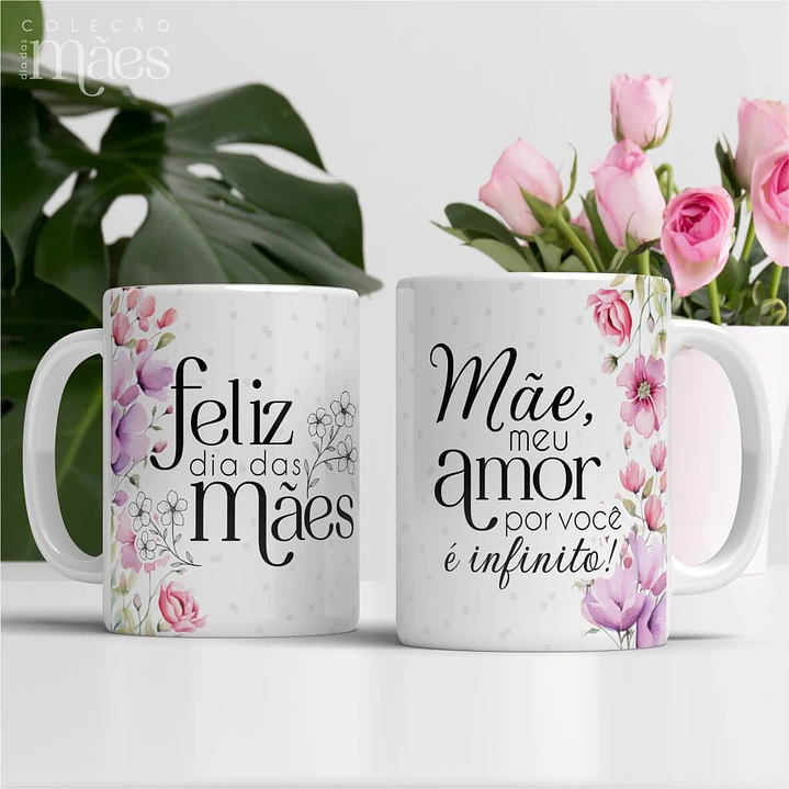40 Artes para Caneca e Azulejo Dia das Mães Arquivo Editável 12