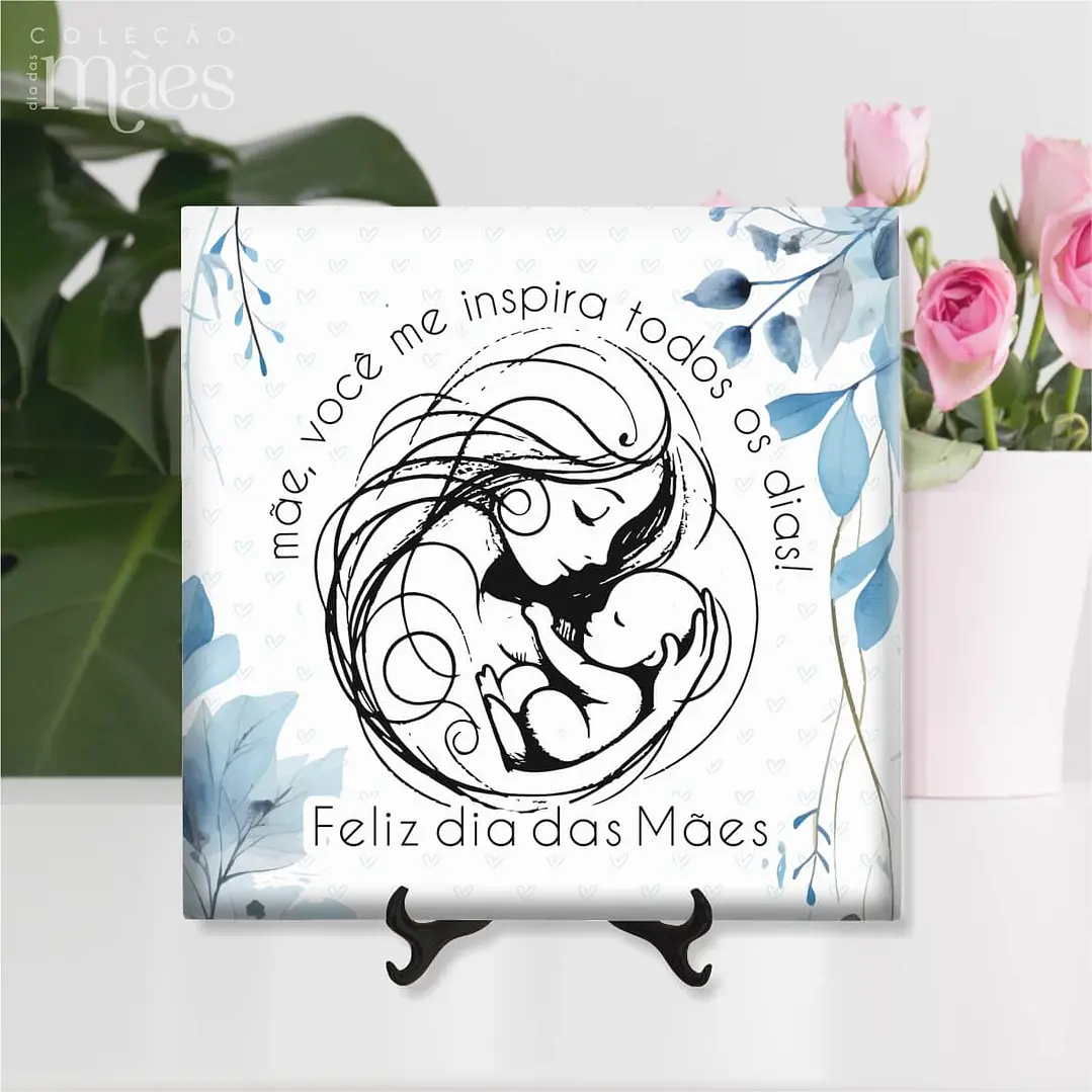40 Artes para Caneca e Azulejo Dia das Mães Arquivo Editável 5