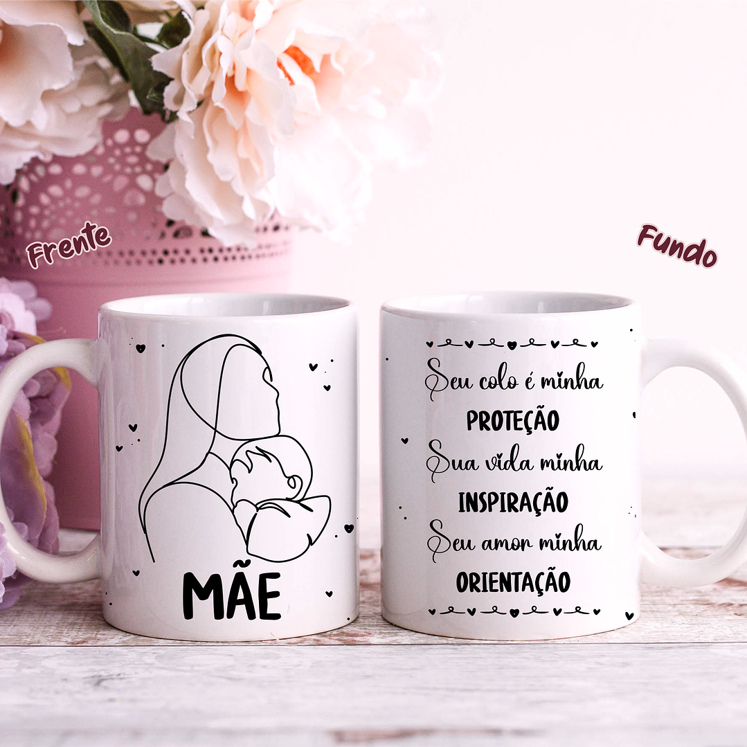 25 Artes para Caneca Dia das Mães em Linhas Arquivo Jpg 15