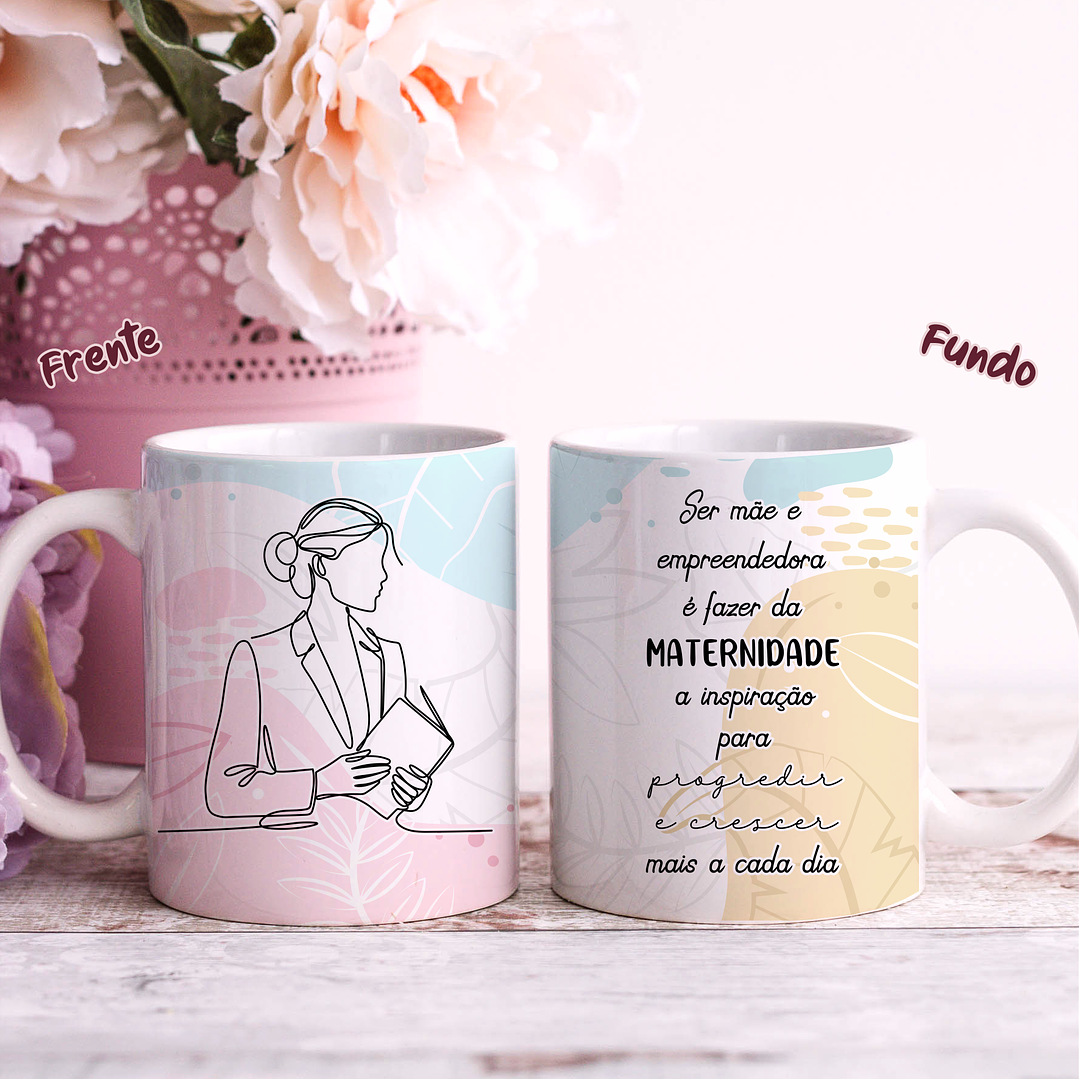25 Artes para Caneca Dia das Mães em Linhas Arquivo Jpg 24