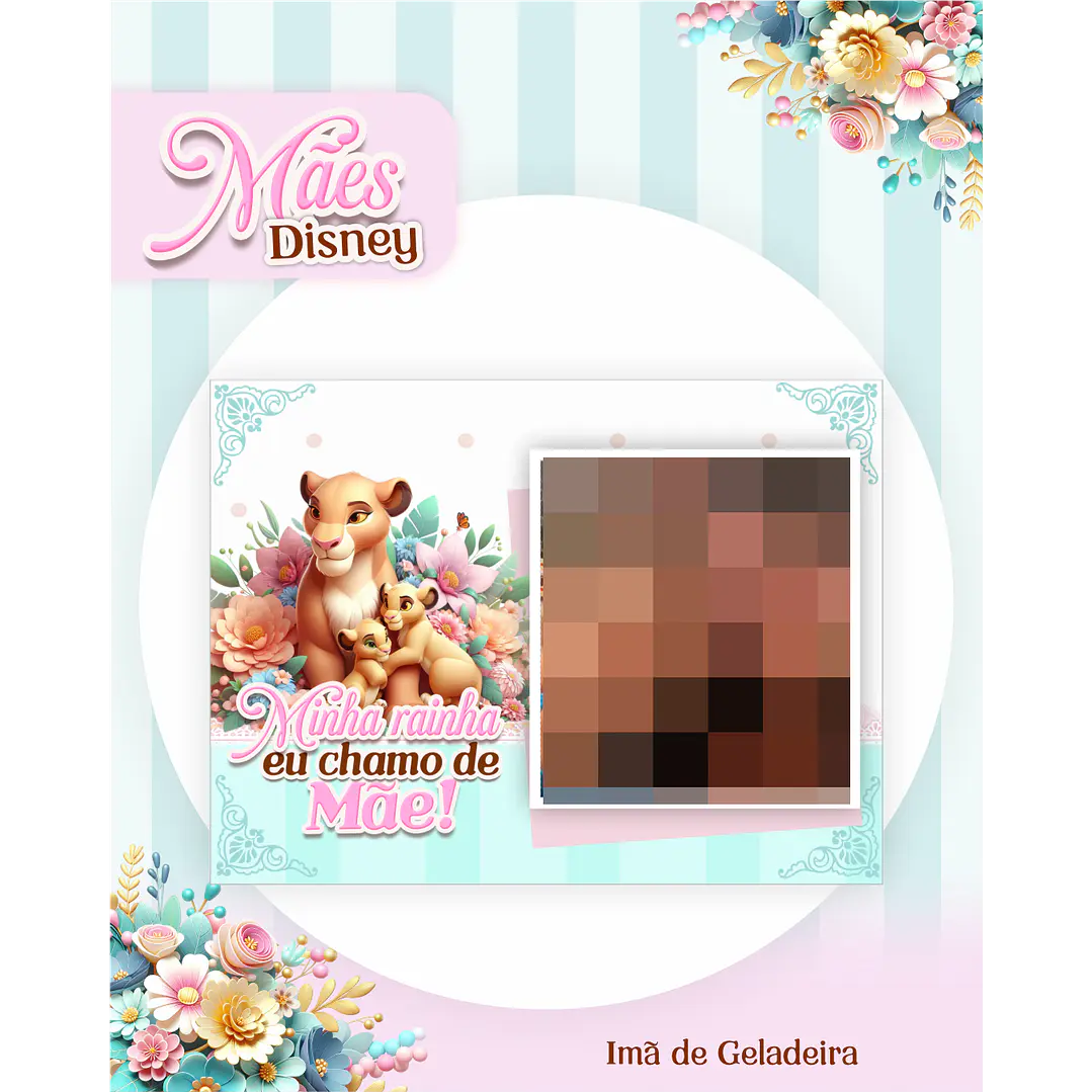 Kit Digital Dia das Mães Princesas da Disney Arquivos em Pdf  7