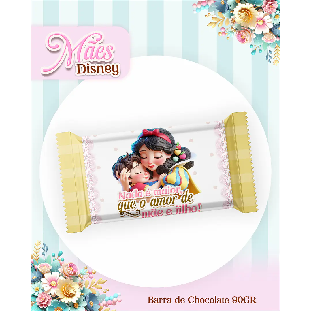 Kit Digital Dia das Mães Princesas da Disney Arquivos em Pdf  10