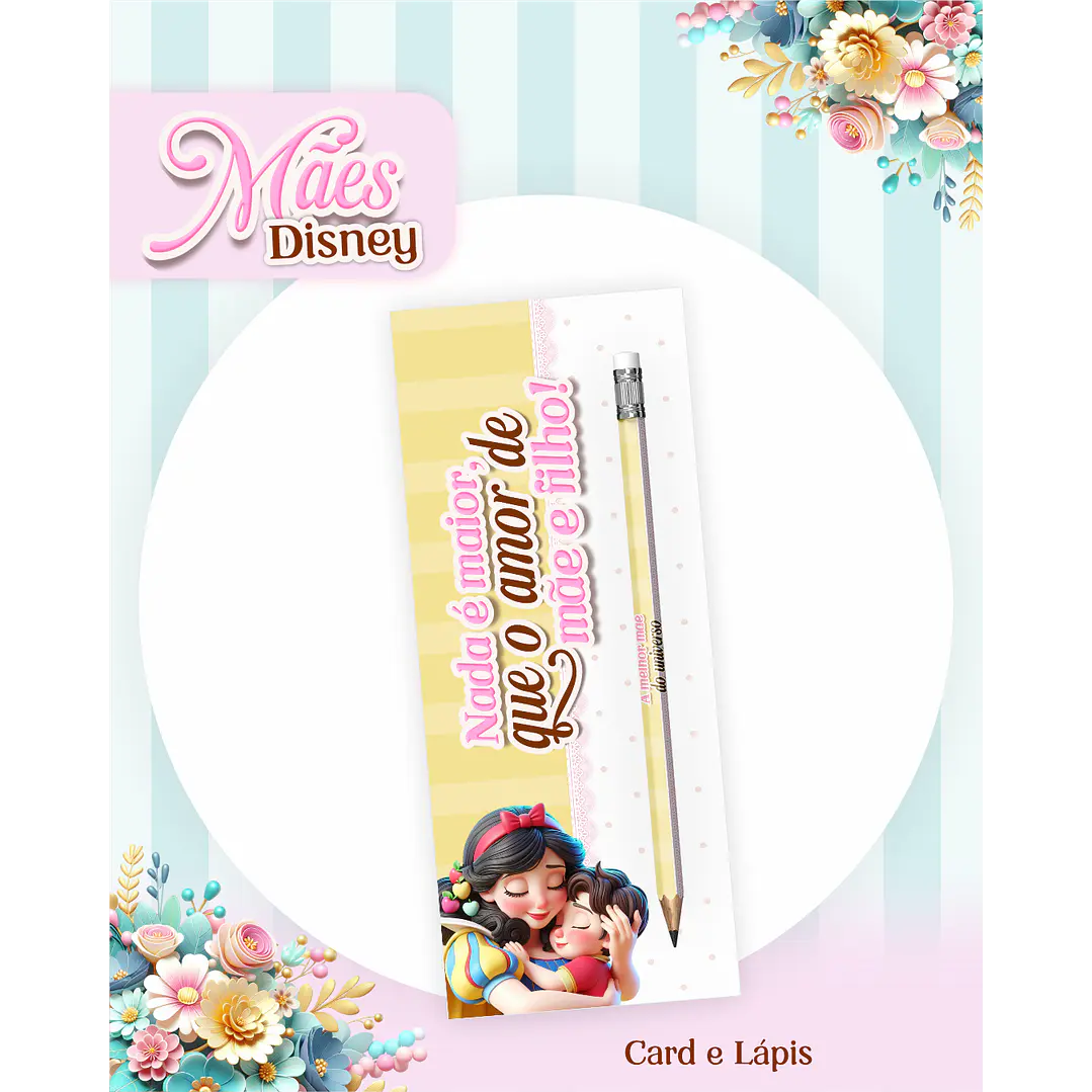Kit Digital Dia das Mães Princesas da Disney Arquivos em Pdf  17