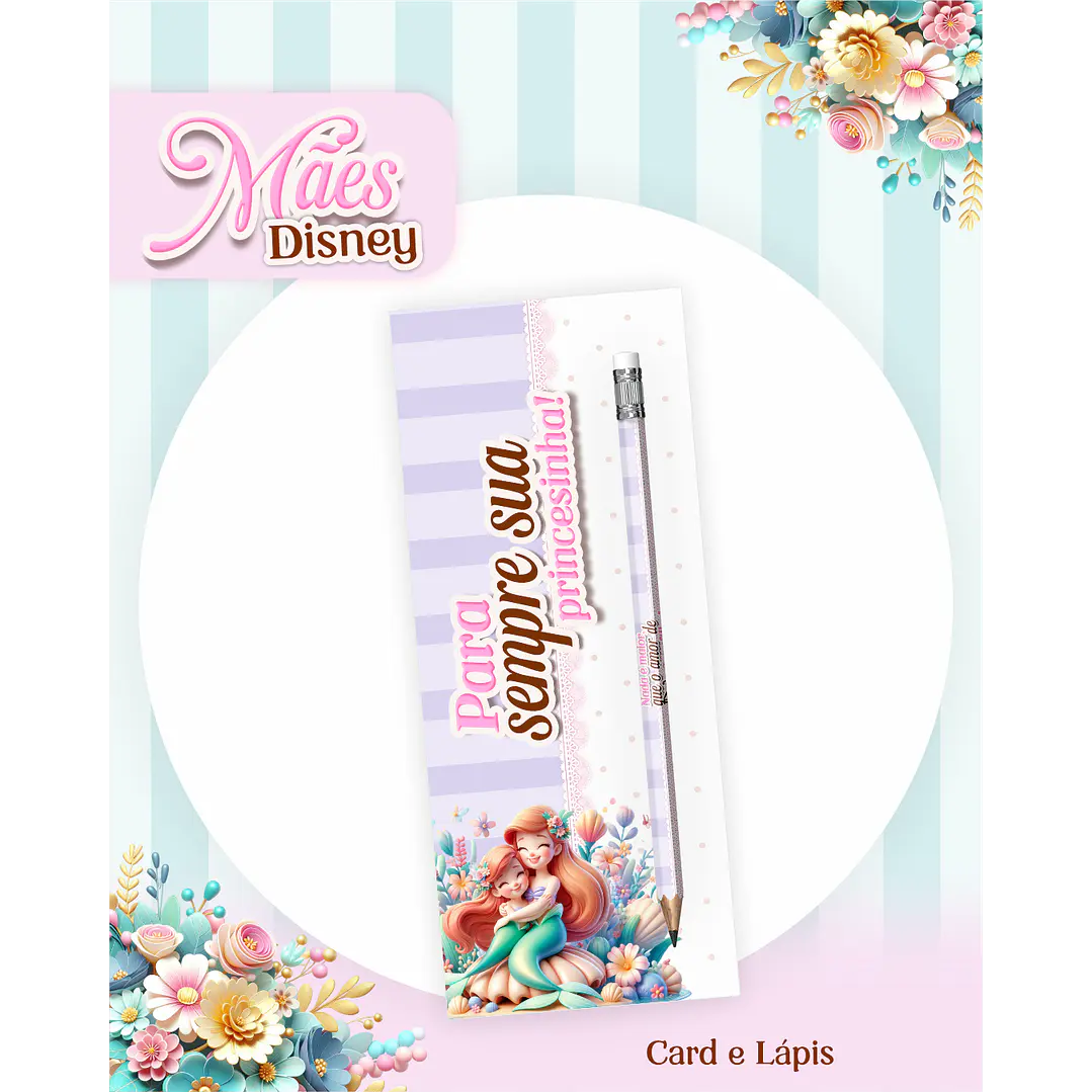 Kit Digital Dia das Mães Princesas da Disney Arquivos em Pdf  19