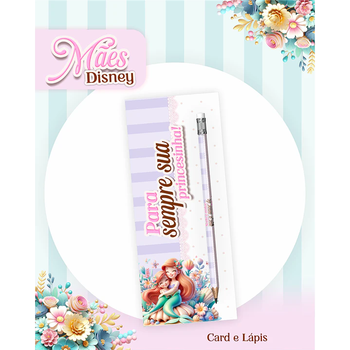 Kit Digital Dia das Mães Princesas da Disney Arquivos em Pdf  19