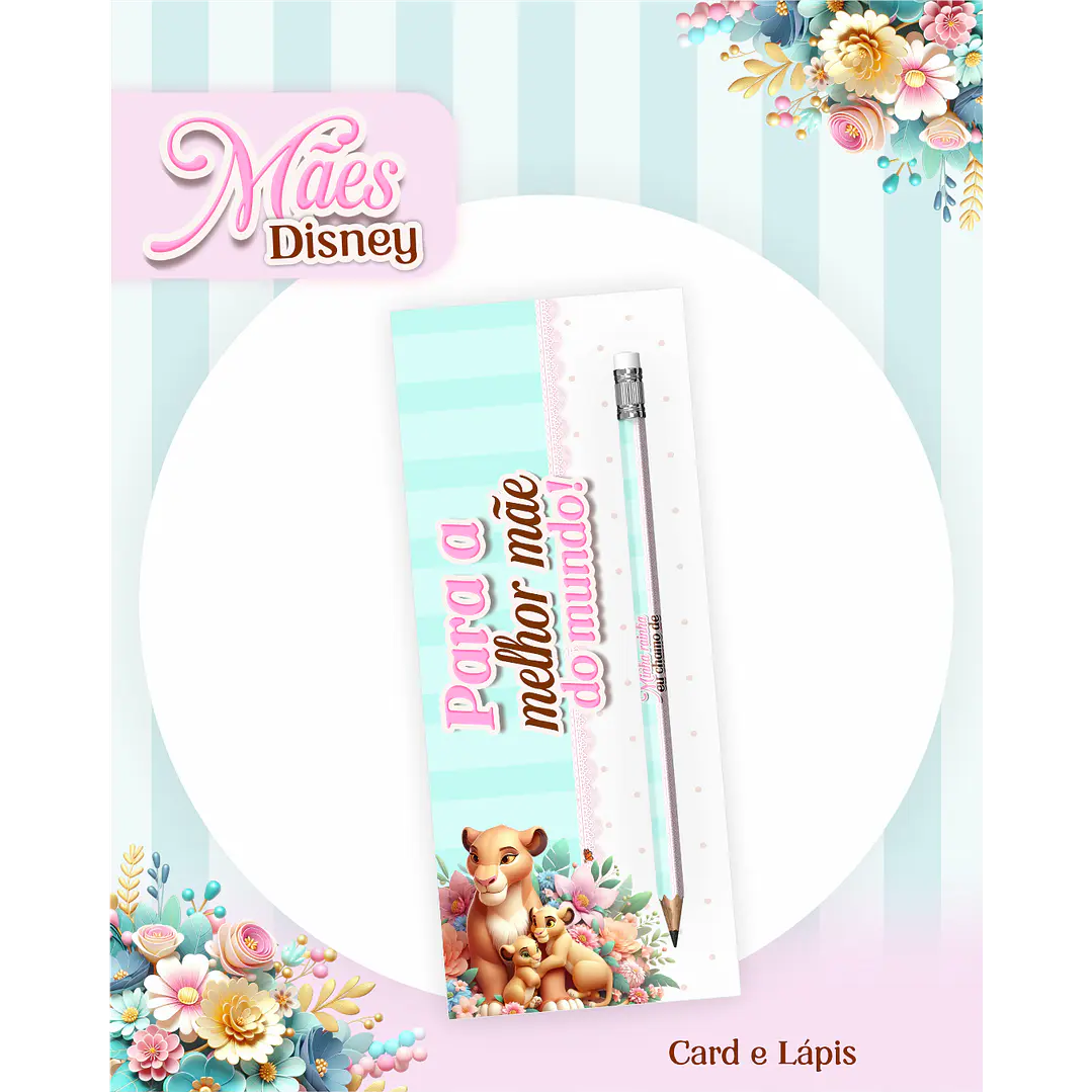 Kit Digital Dia das Mães Princesas da Disney Arquivos em Pdf  20