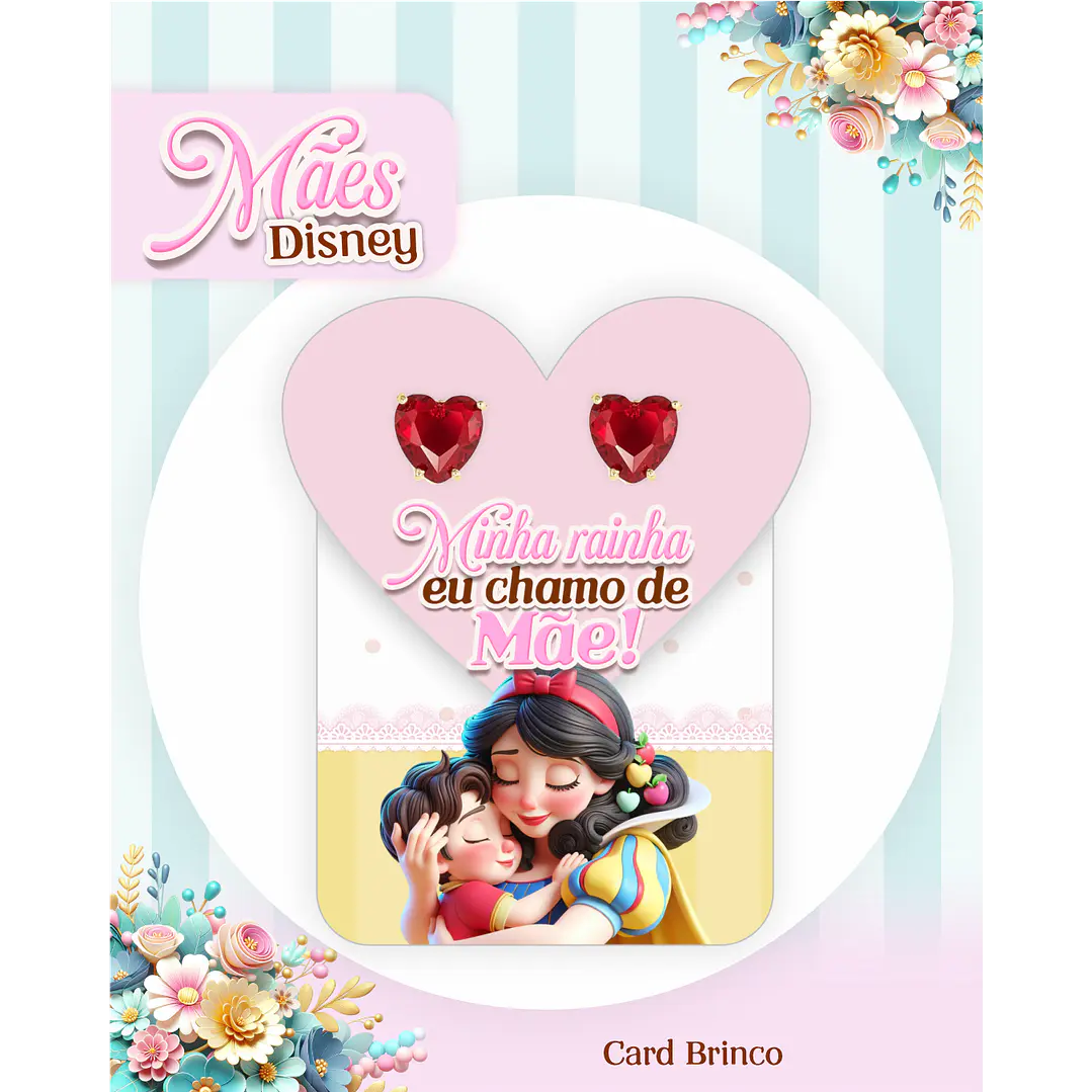 Kit Digital Dia das Mães Princesas da Disney Arquivos em Pdf  18