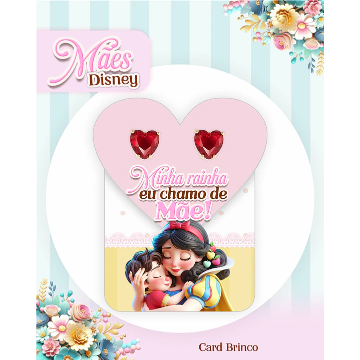 Kit Digital Dia das Mães Princesas da Disney Arquivos em Pdf  18