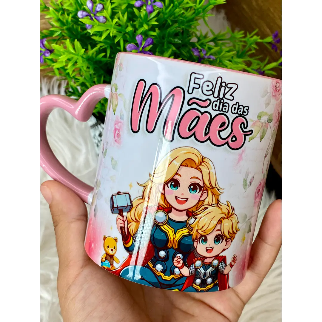 14 Artes para Caneca Dia das Mães Heróis Arquivo Jpg  1
