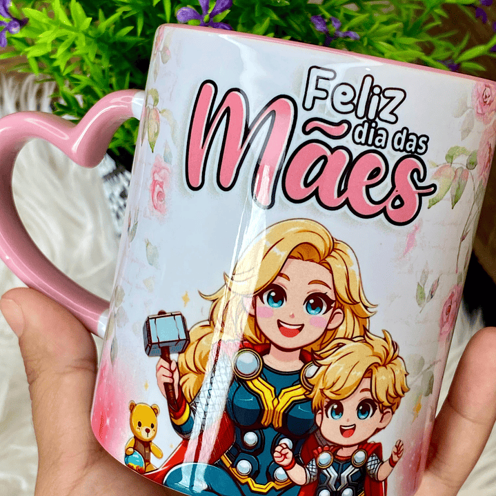 14 Artes para Caneca Dia das Mães Heróis Arquivo Jpg  1