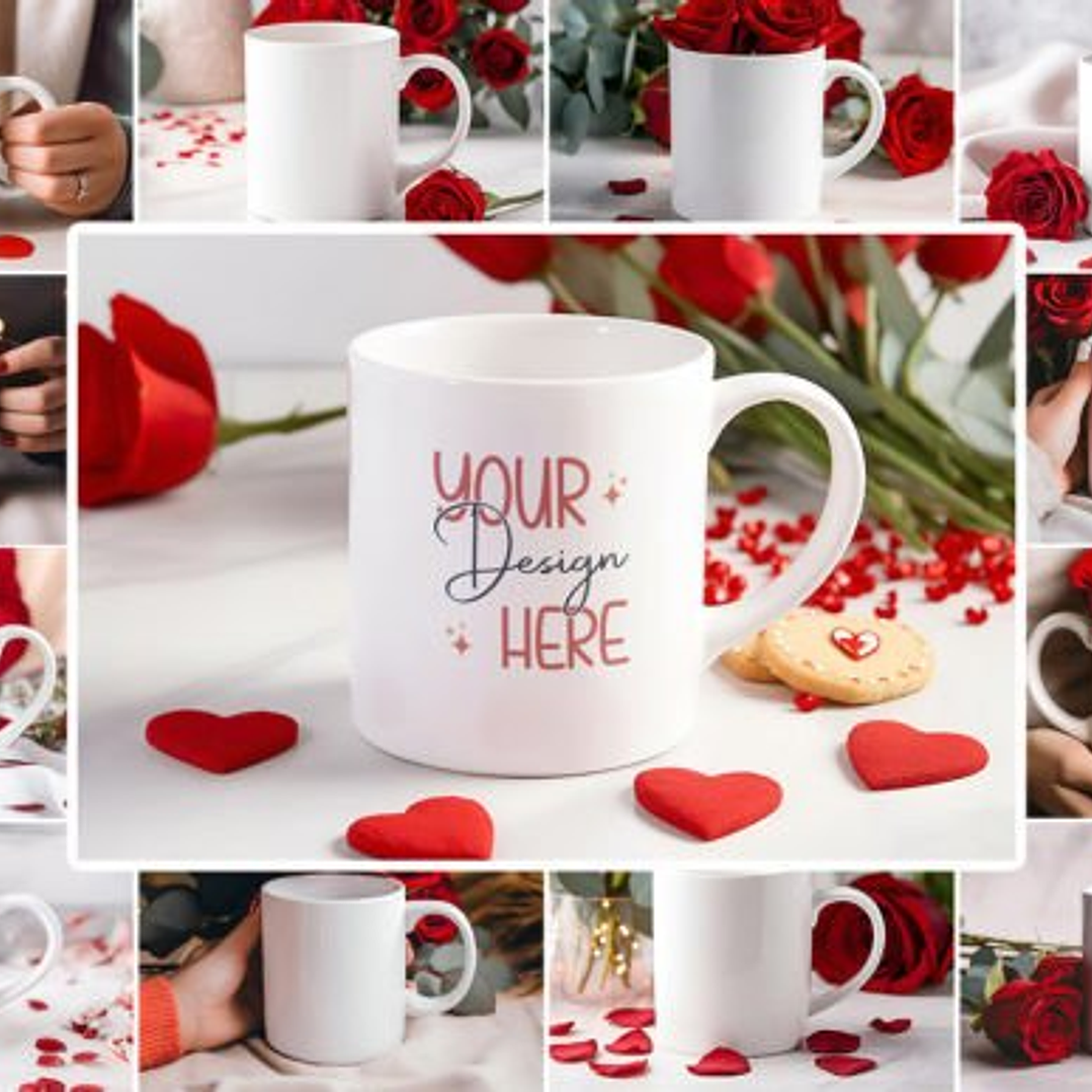 15 Mockups para Caneca Arquivo Editável 1