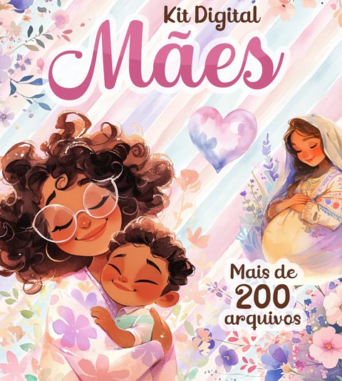 Kit Digital Dia das mães Mimos Arquivos em Png