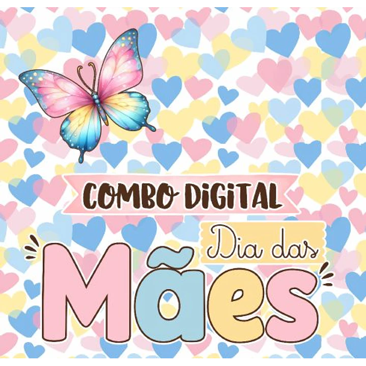 Kit Digital Dia das mães Arquivo em Png  1