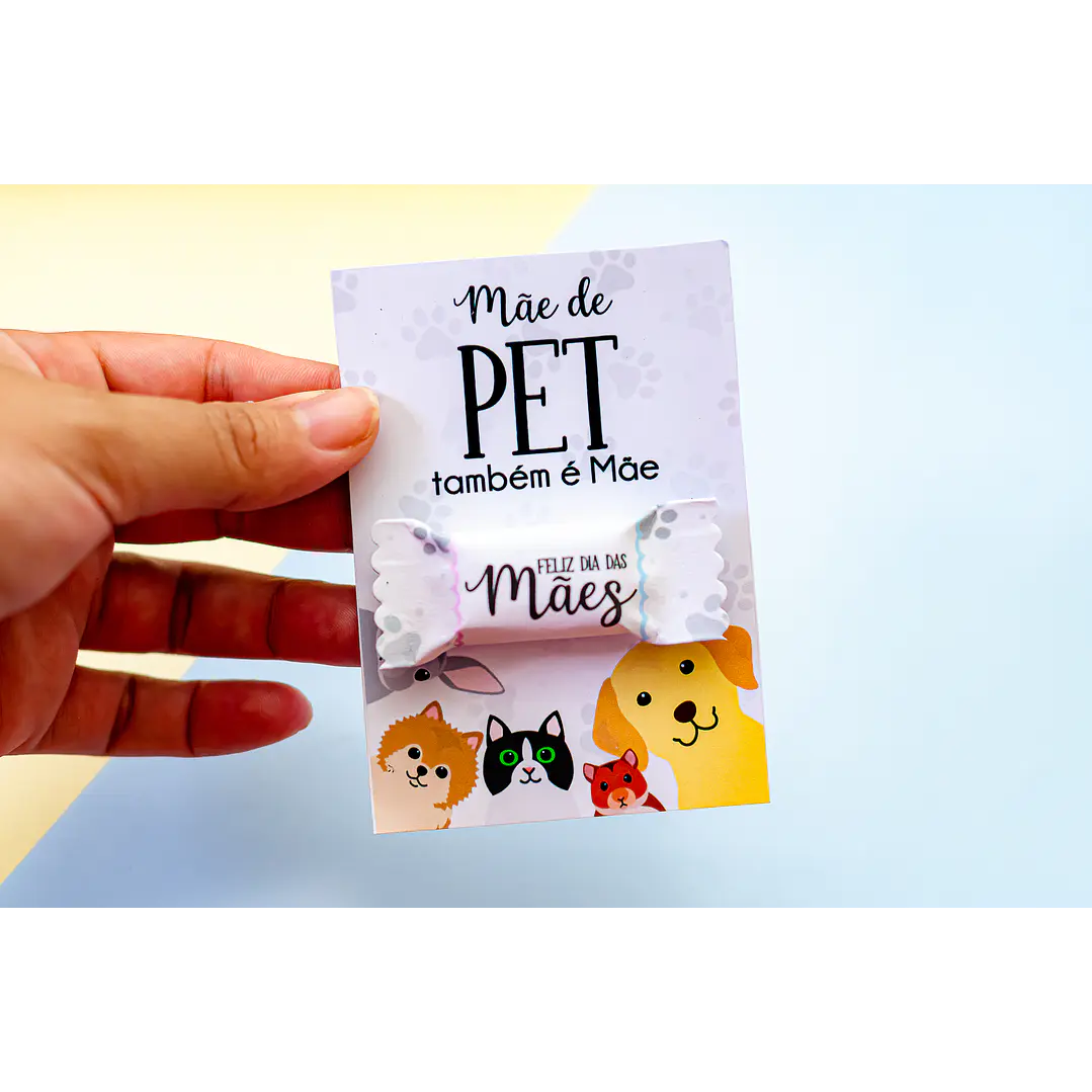 Arquivo Card Balinha Mãe de Anjo e Mãe de Pet - Baixar Grátis  1
