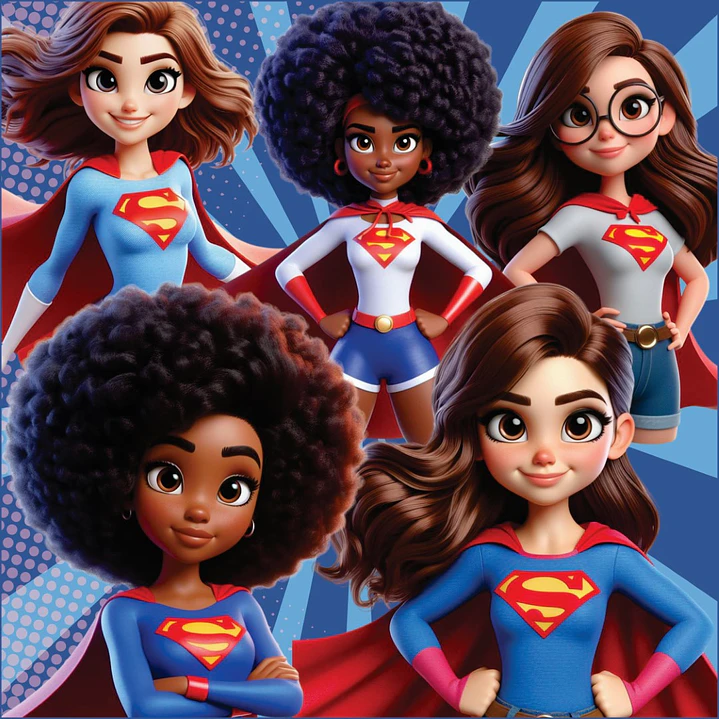 Kit Digital Dia das Mães Mulher Maravilha Arquivo em Png  4