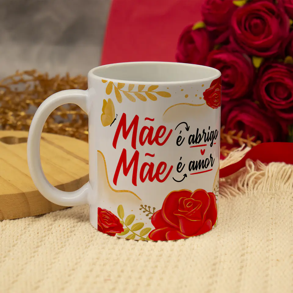 20 Artes para Caneca Floral Dia das Mães Arquivo em Jpg 7