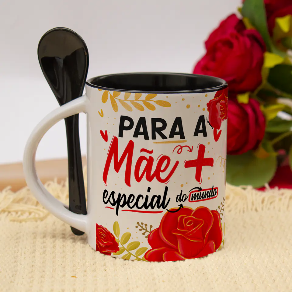 20 Artes para Caneca Floral Dia das Mães Arquivo em Jpg 8