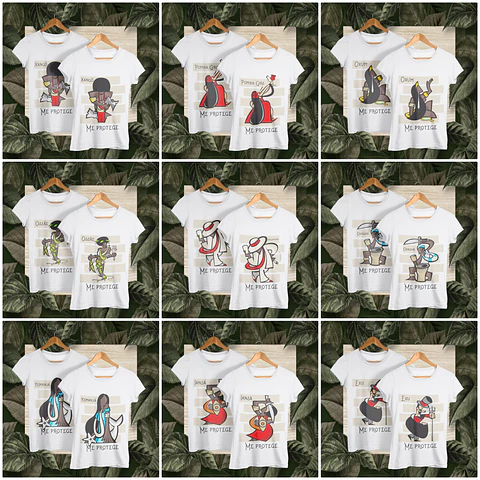 27 Artes para Camisa Orixás Arquivo Editável