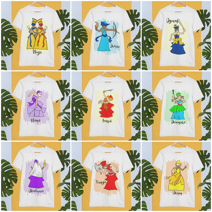 27 Artes para Camisa Orixás Arquivo Editável 2