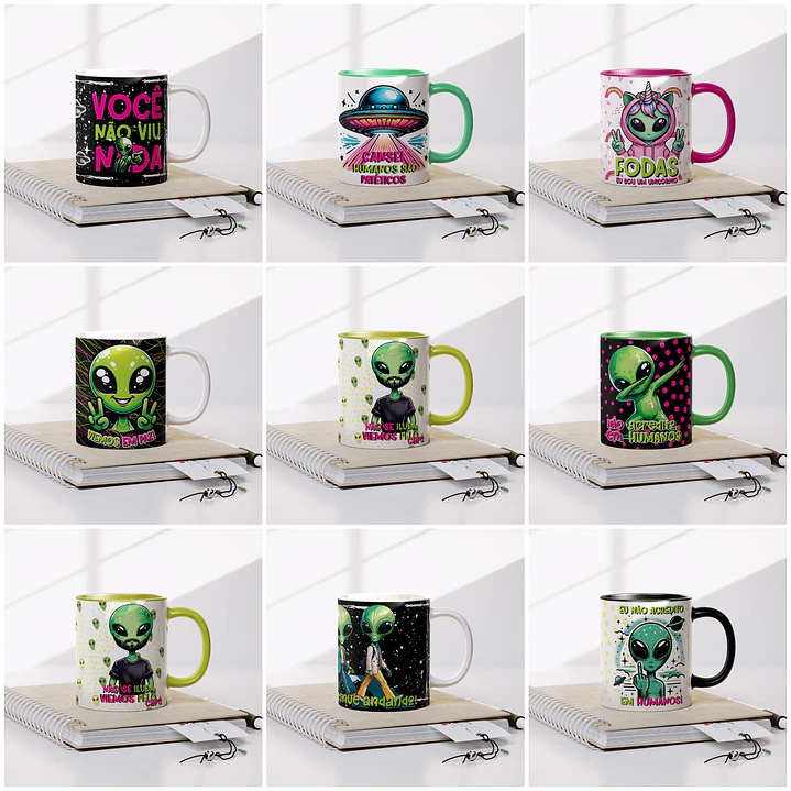 37 Artes para Caneca Personagens e Outros Arquivo em Jpg 1