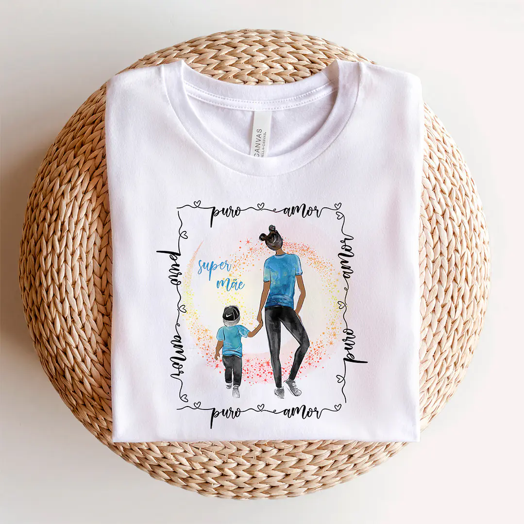 16 Artes para Camisa Mães e Filhos Arquivo em Editável 2