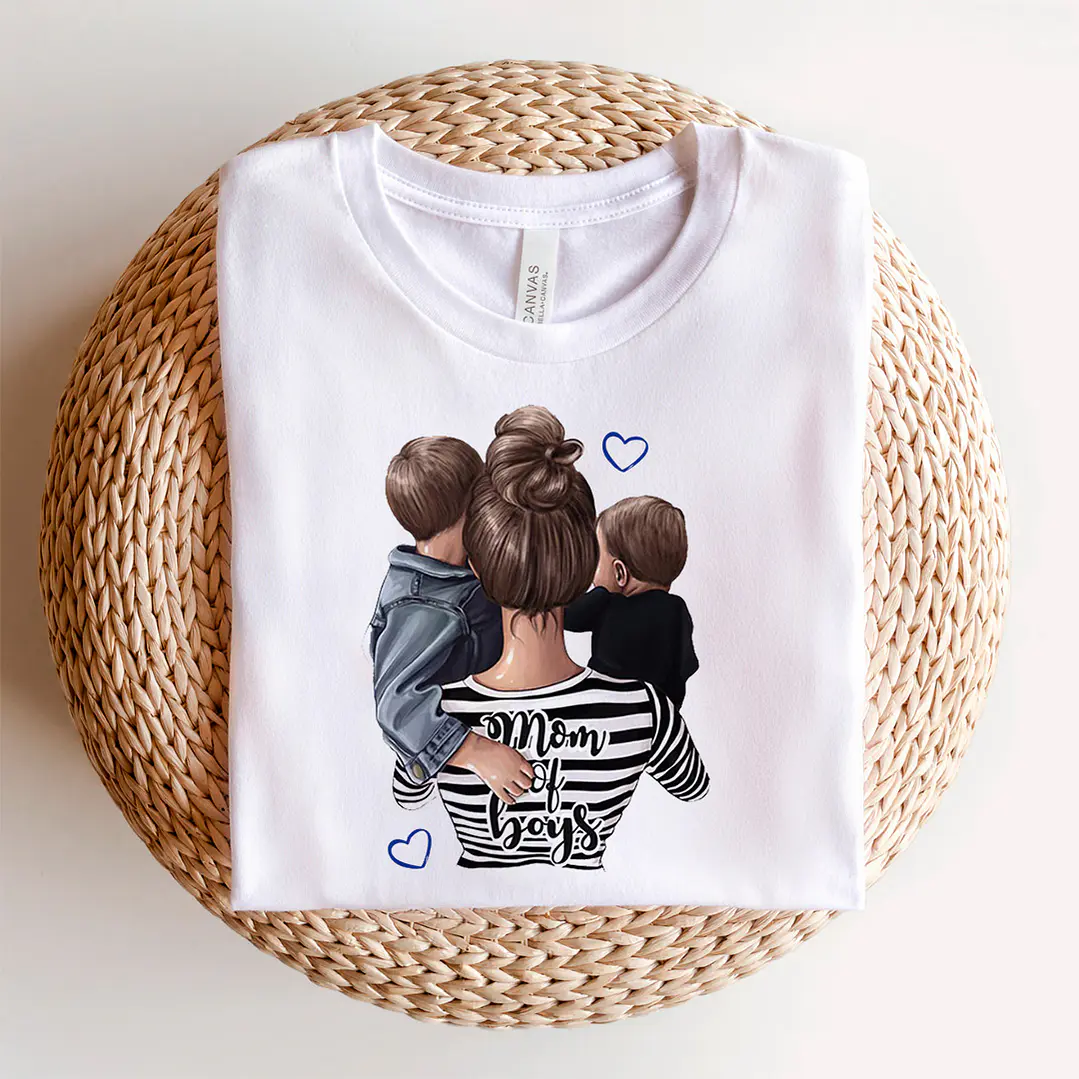 16 Artes para Camisa Mães e Filhos Arquivo em Editável 3