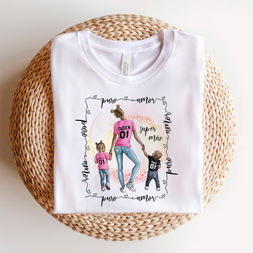 16 Artes para Camisa Mães e Filhos Arquivo em Editável 6