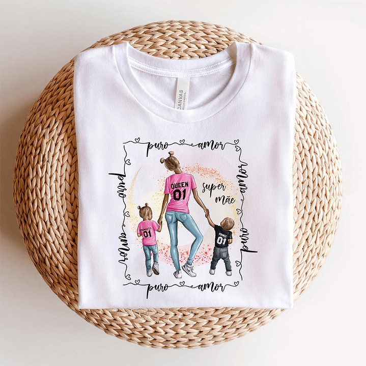 16 Artes para Camisa Mães e Filhos Arquivo em Editável 6