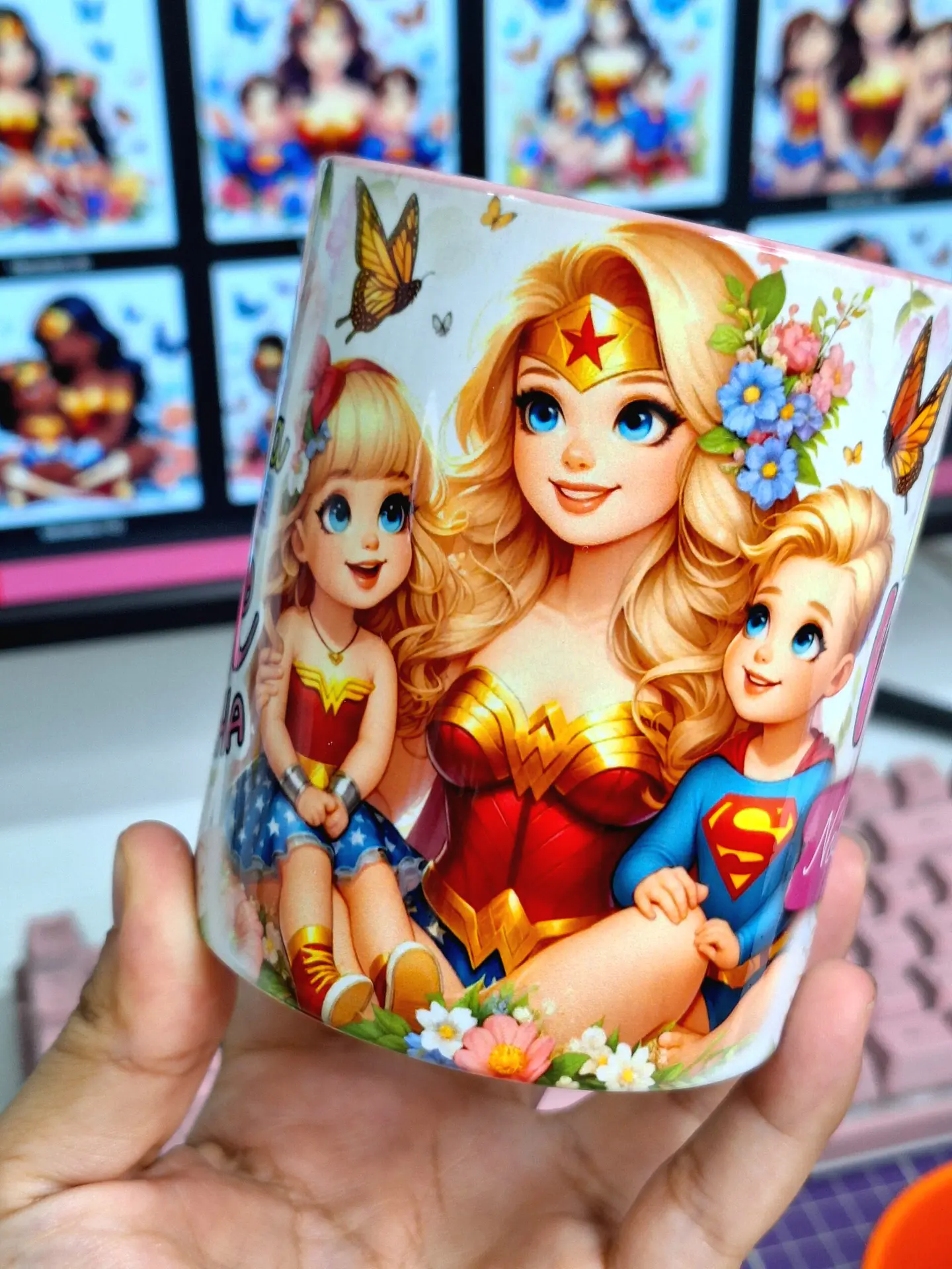 30 Artes para Canecas Dia das Mães Mulher Maravilha Arquivo Jpg 3