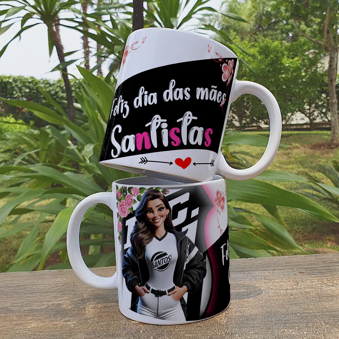 16 Artes para Canecas Dia das Mães Torcedoras Arquivo Editável 3