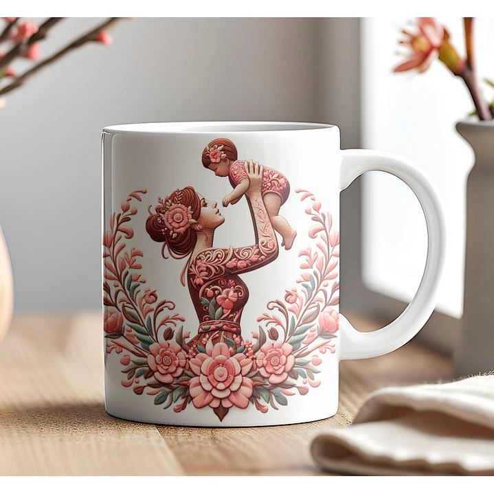 10 Artes Caneca Dia das Mães 3D Arquivo em Jpg 9