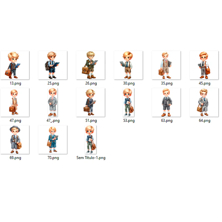 Kit Digital Infantil Jesus Jw Arquivo em Png  9