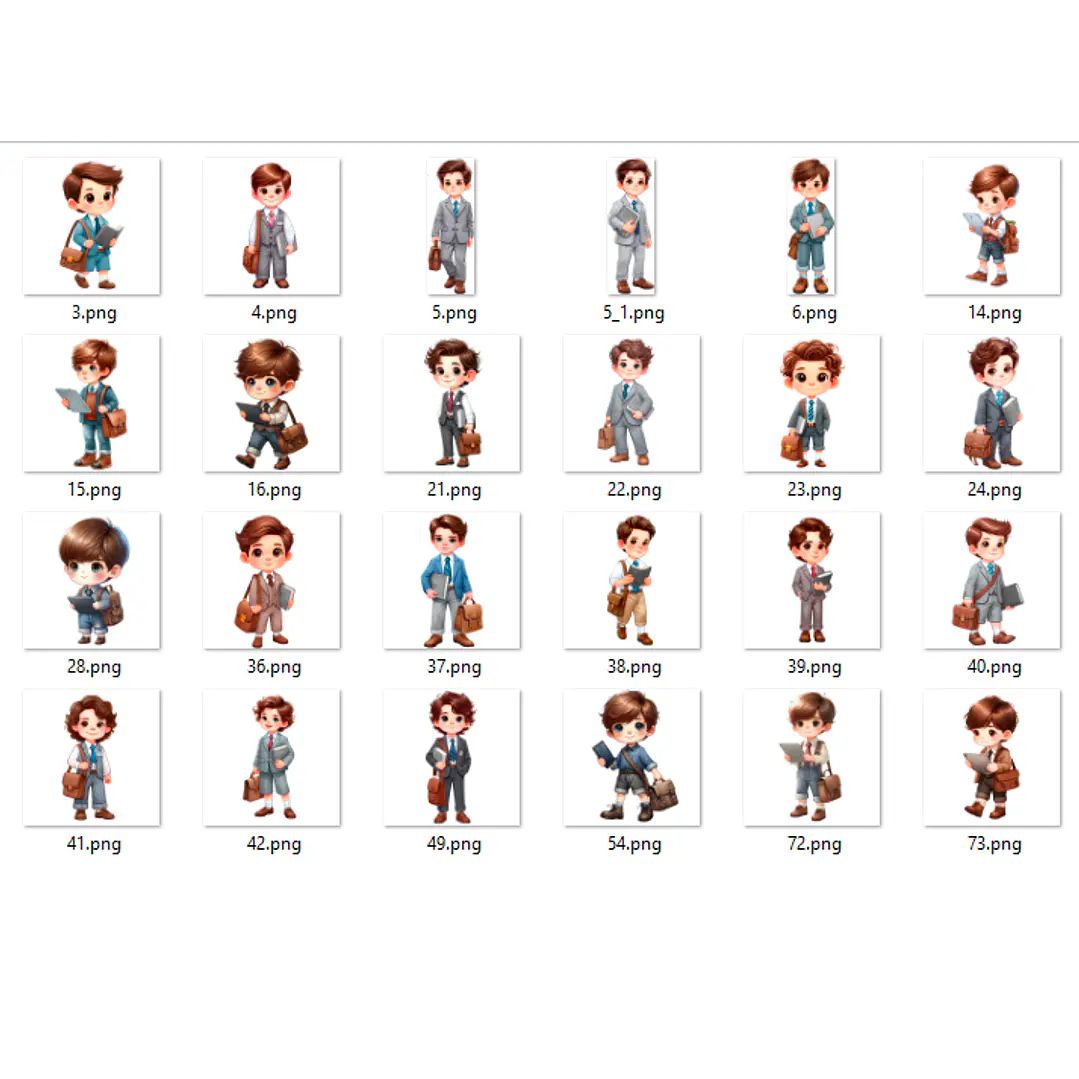 Kit Digital Infantil Jesus Jw Arquivo em Png  7