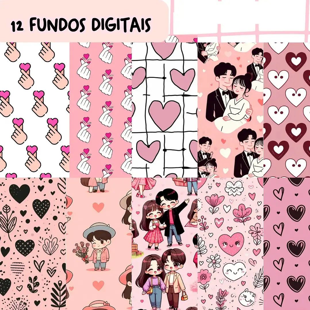 Kit Digital Dorameira Arquivo em Png  4