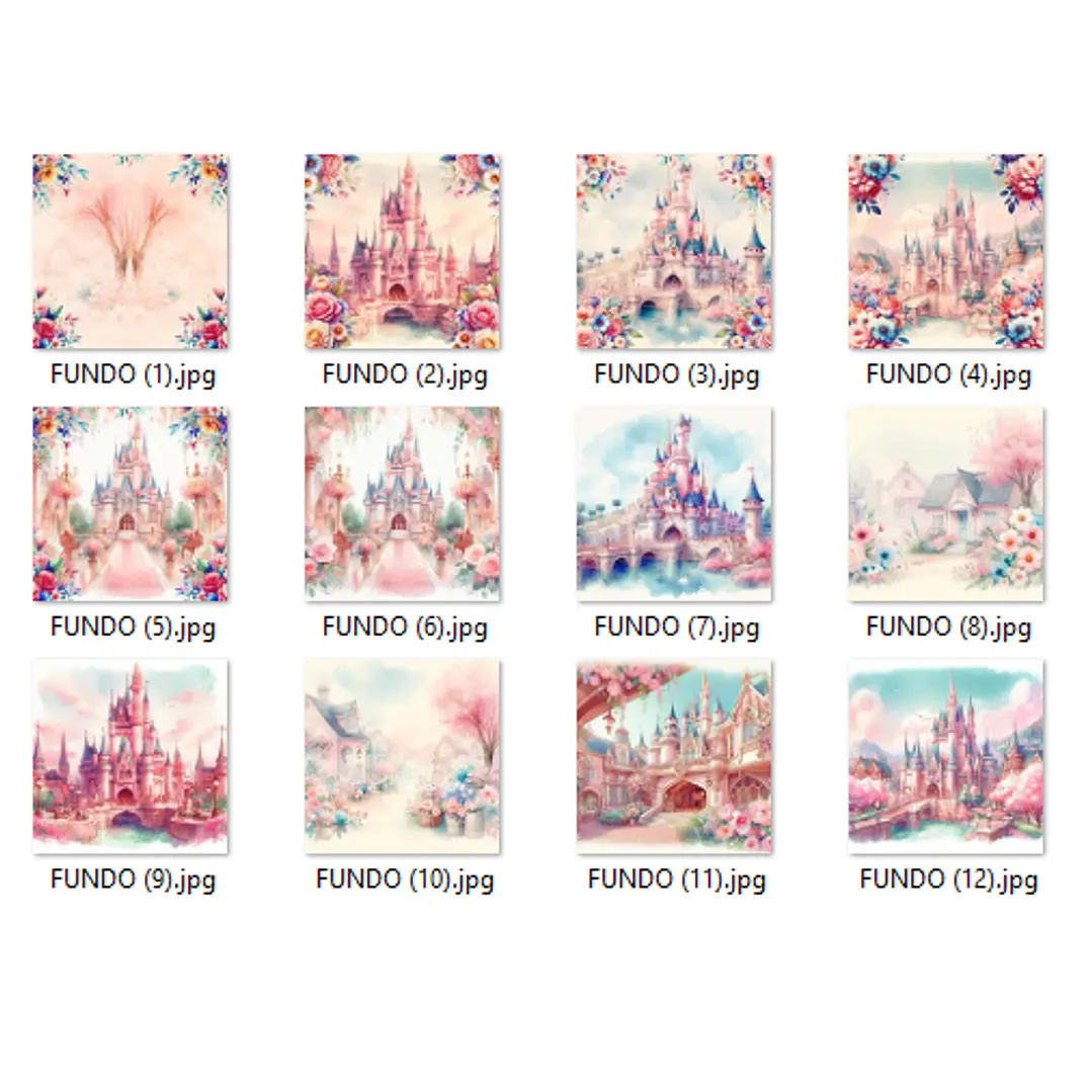 Kit Digital Princesas da Disney Dia das Mães Arquivo em Png  5
