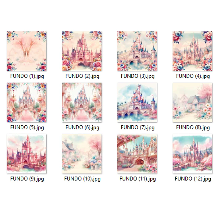 Kit Digital Princesas da Disney Dia das Mães Arquivo em Png  5