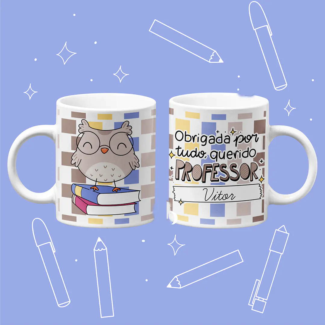 12 Artes para Caneca e Almofada Dia dos Professores Arquivo em Jpg  7